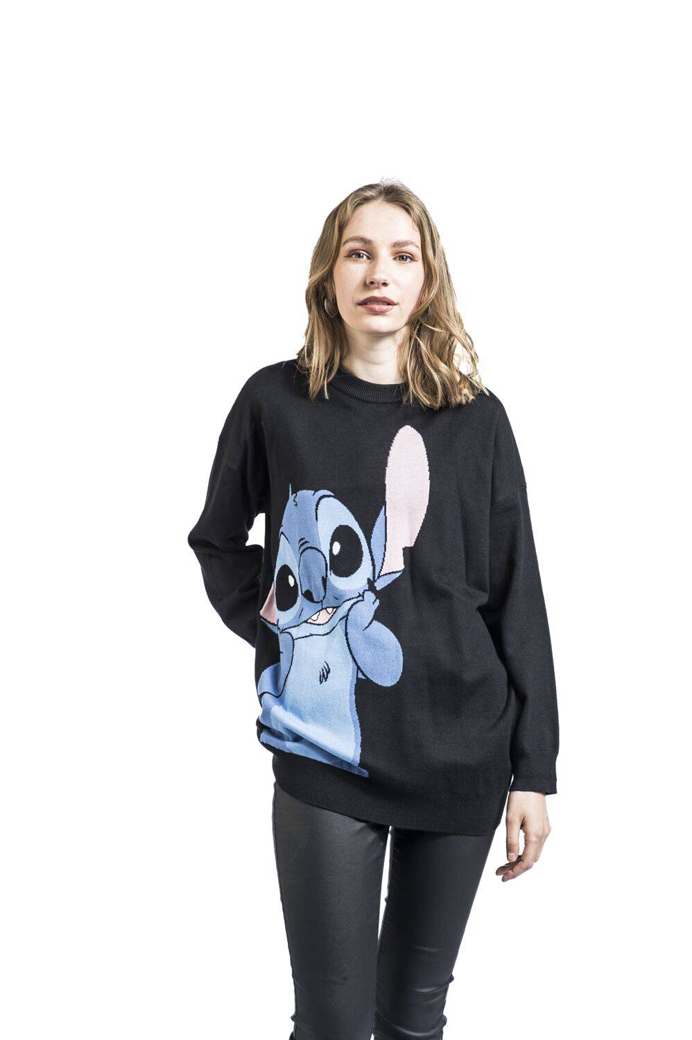 EMP "Stitch" Strickpullover Blau Von Lilo & Stitch