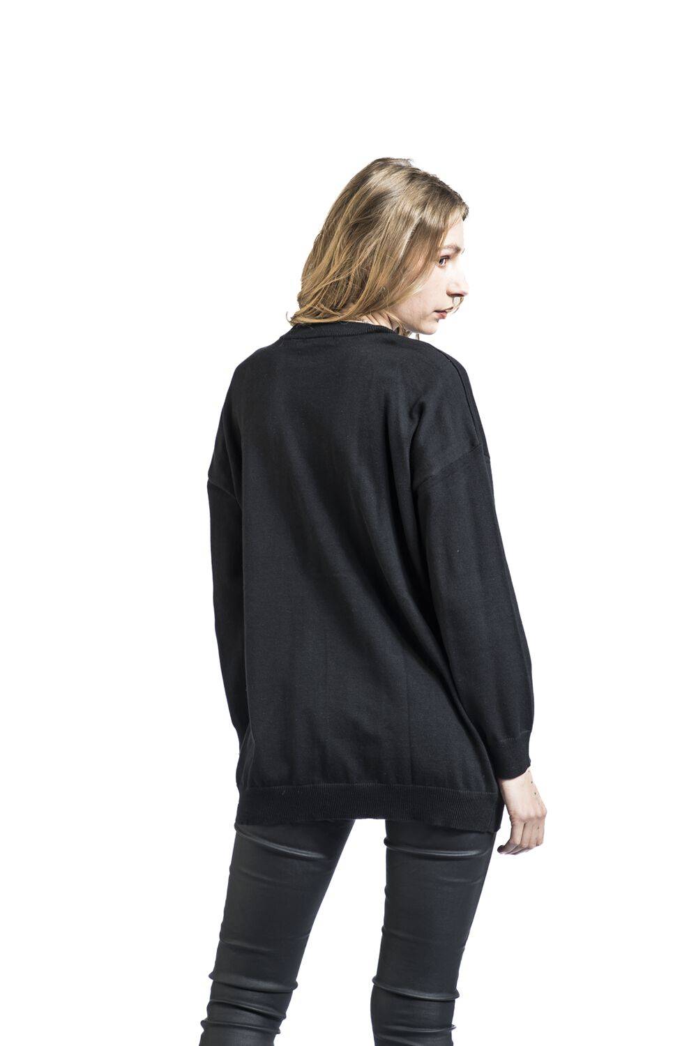 EMP "Stitch" Strickpullover Blau Von Lilo & Stitch
