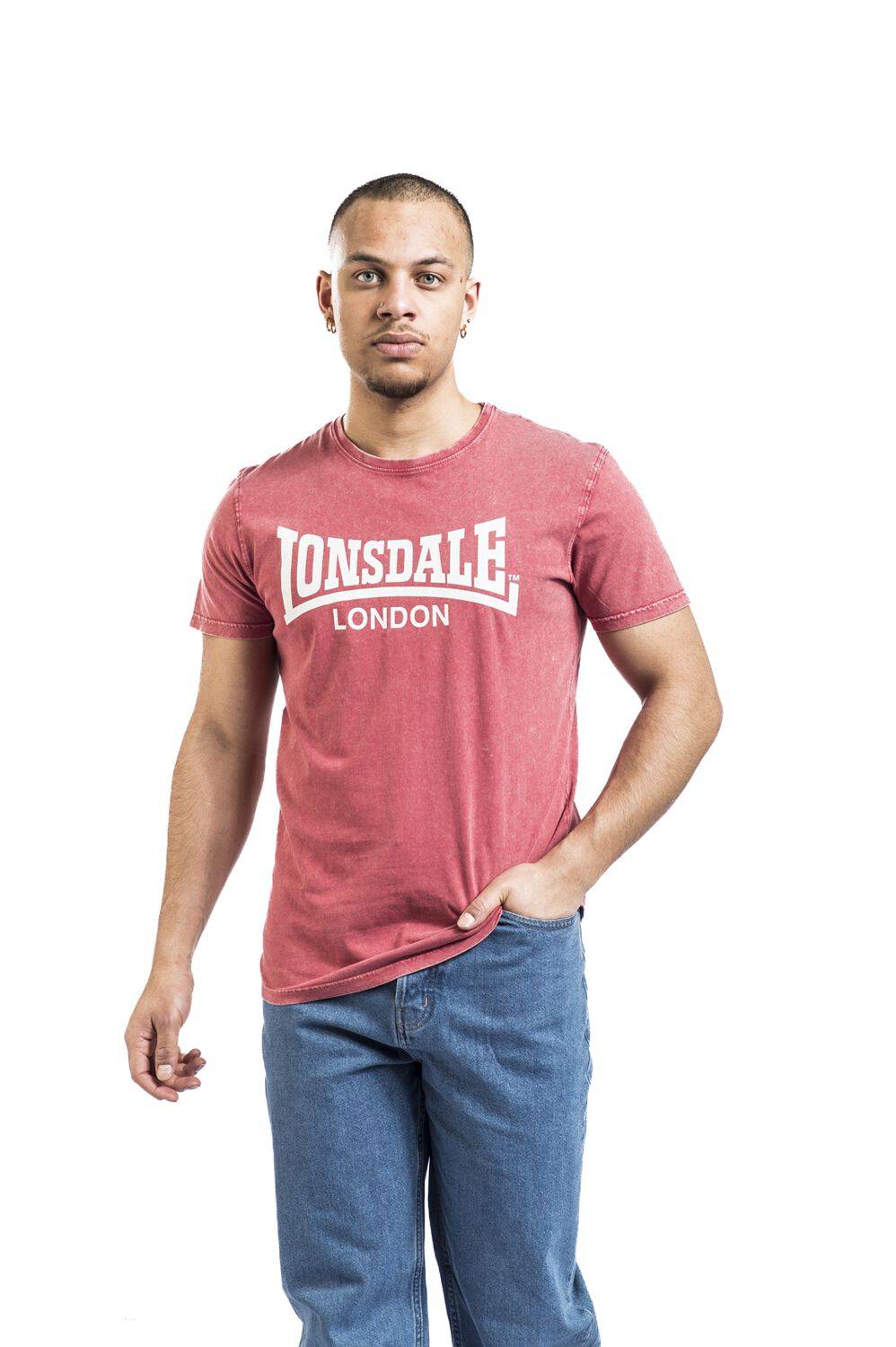EMP "STOFA" T-Shirt Rot Von Lonsdale London
