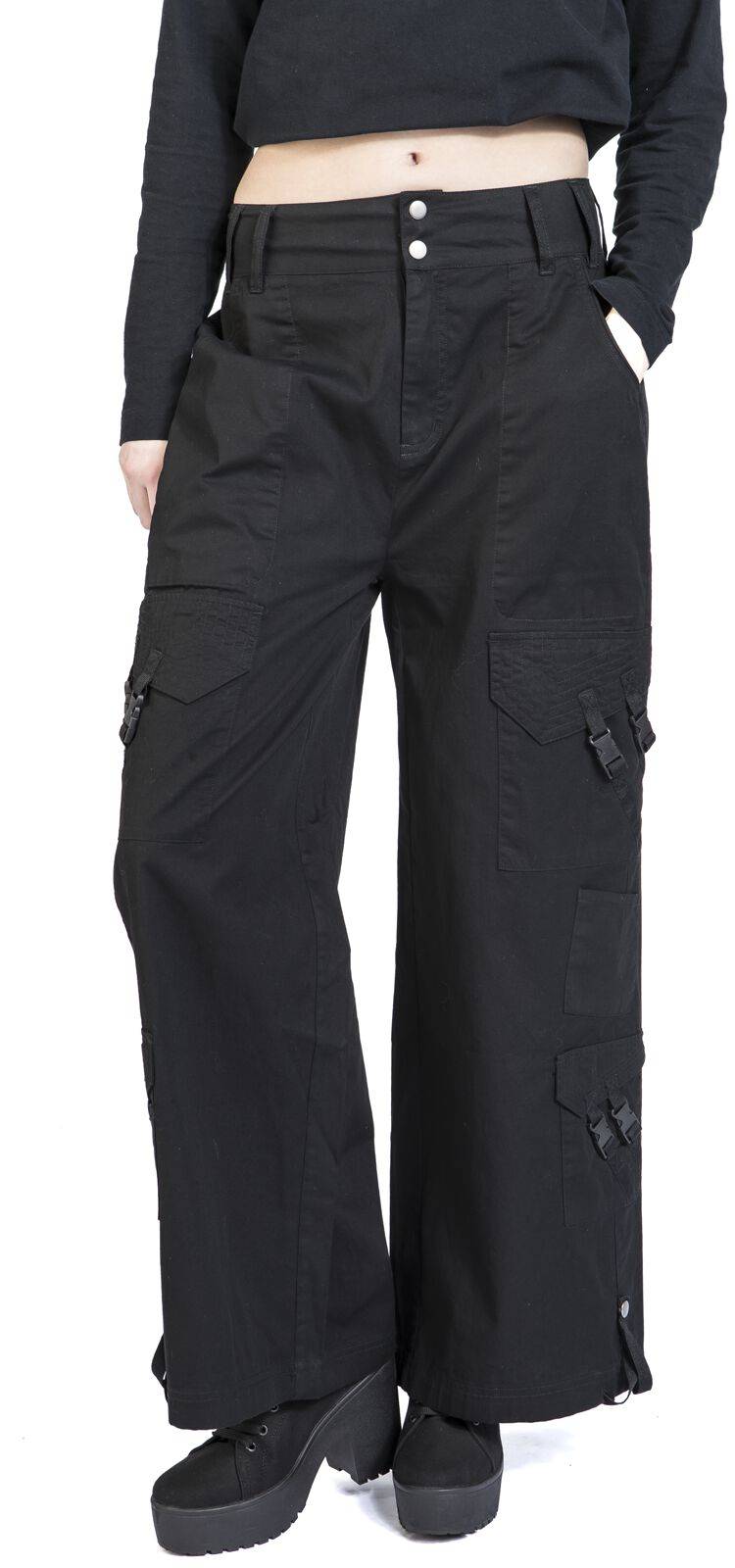 EMP Stoffhose Schwarz Von Gothicana By EMP