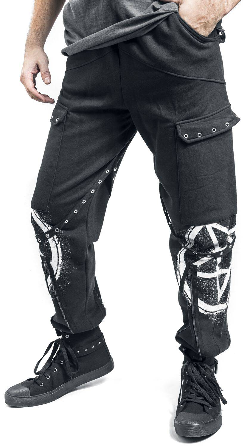 EMP Stoffhose Schwarz Von Gothicana By EMP