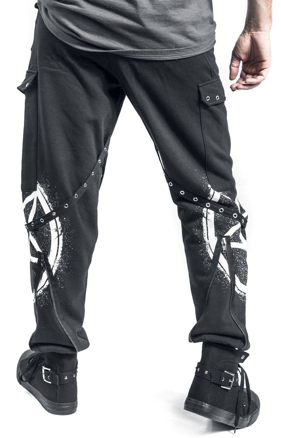 EMP Stoffhose Schwarz Von Gothicana By EMP