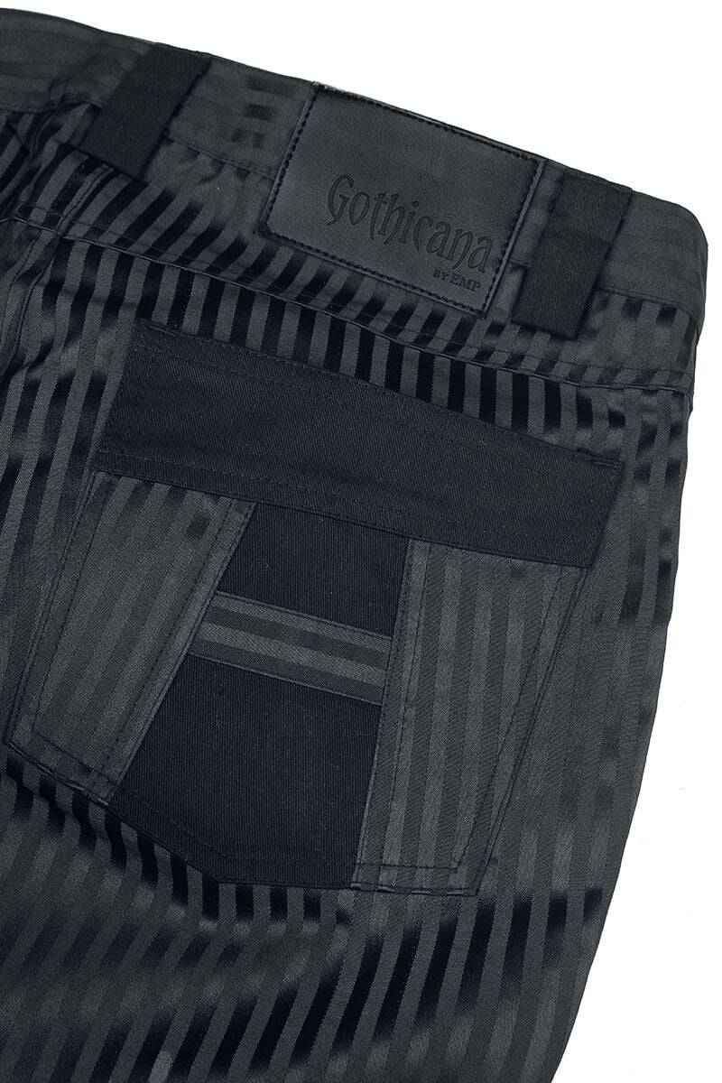 EMP Stoffhose Schwarz Von Gothicana By EMP