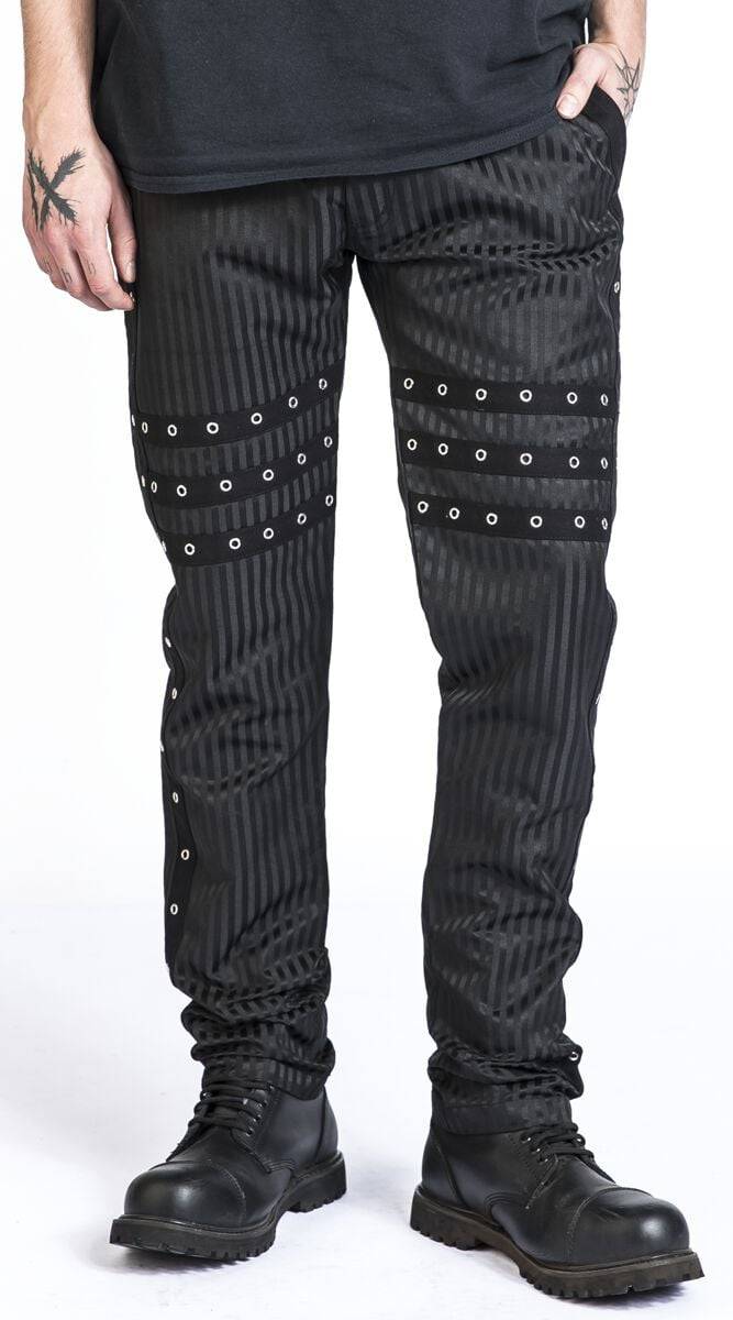 EMP Stoffhose Schwarz Von Gothicana By EMP