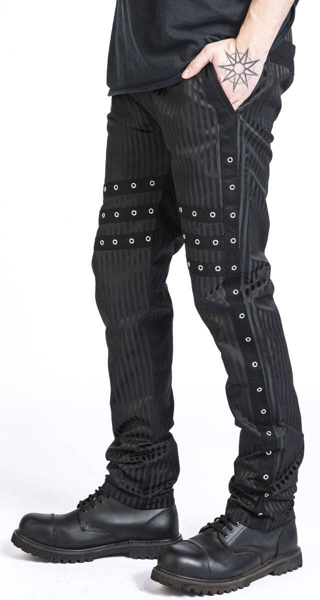 EMP Stoffhose Schwarz Von Gothicana By EMP