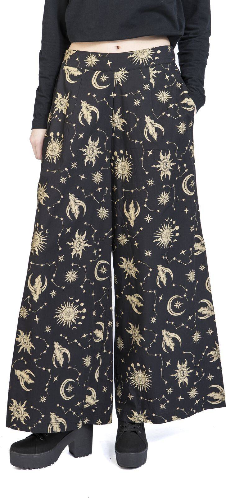 EMP Stoffhose Schwarz Von Gothicana By EMP