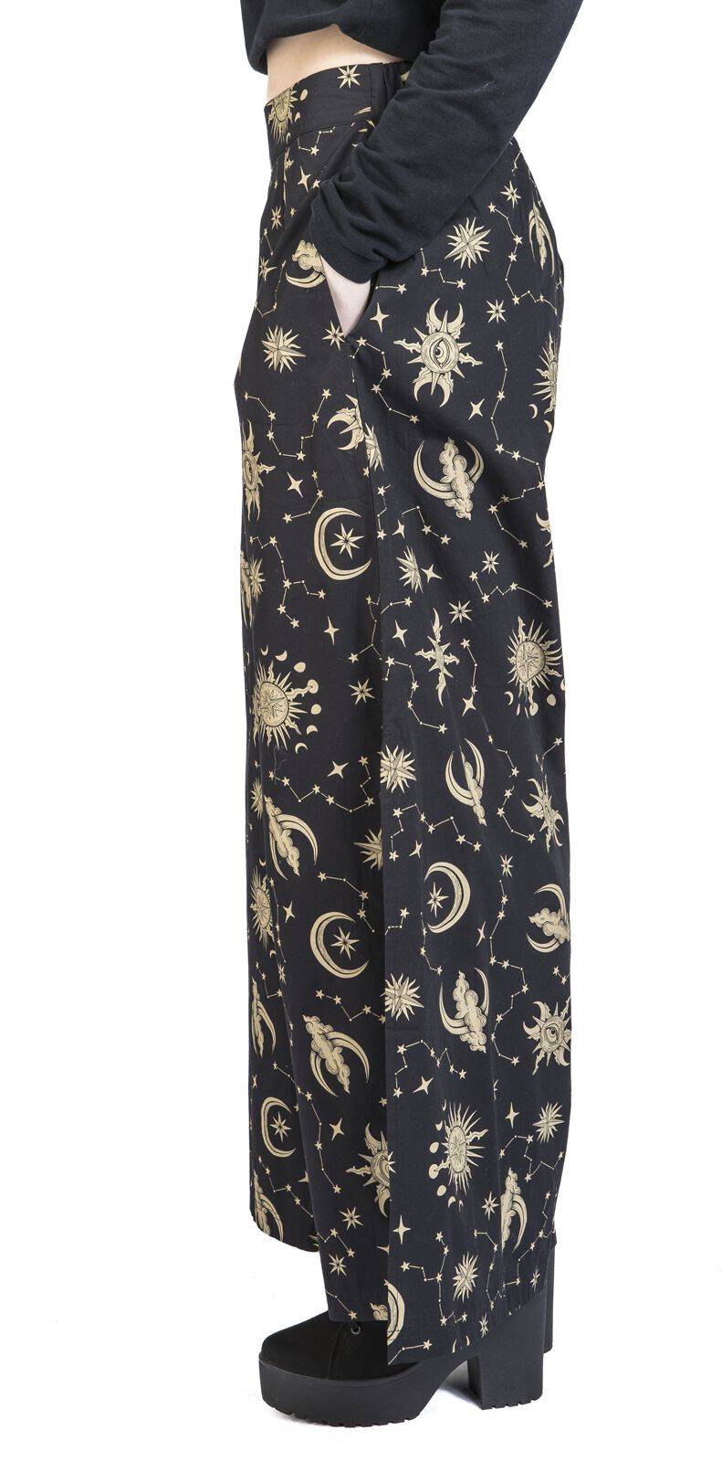 EMP Stoffhose Schwarz Von Gothicana By EMP