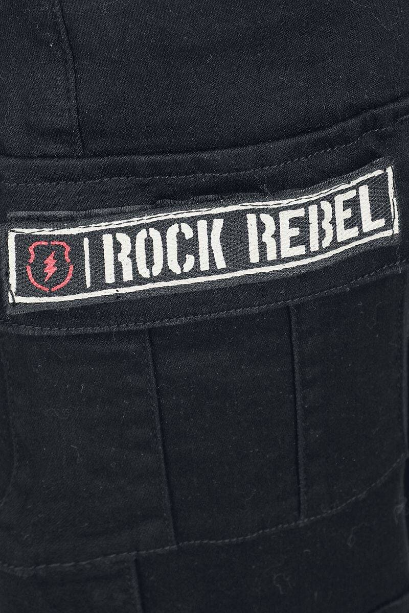 EMP Stoffhose Schwarz Von Rock Rebel By EMP