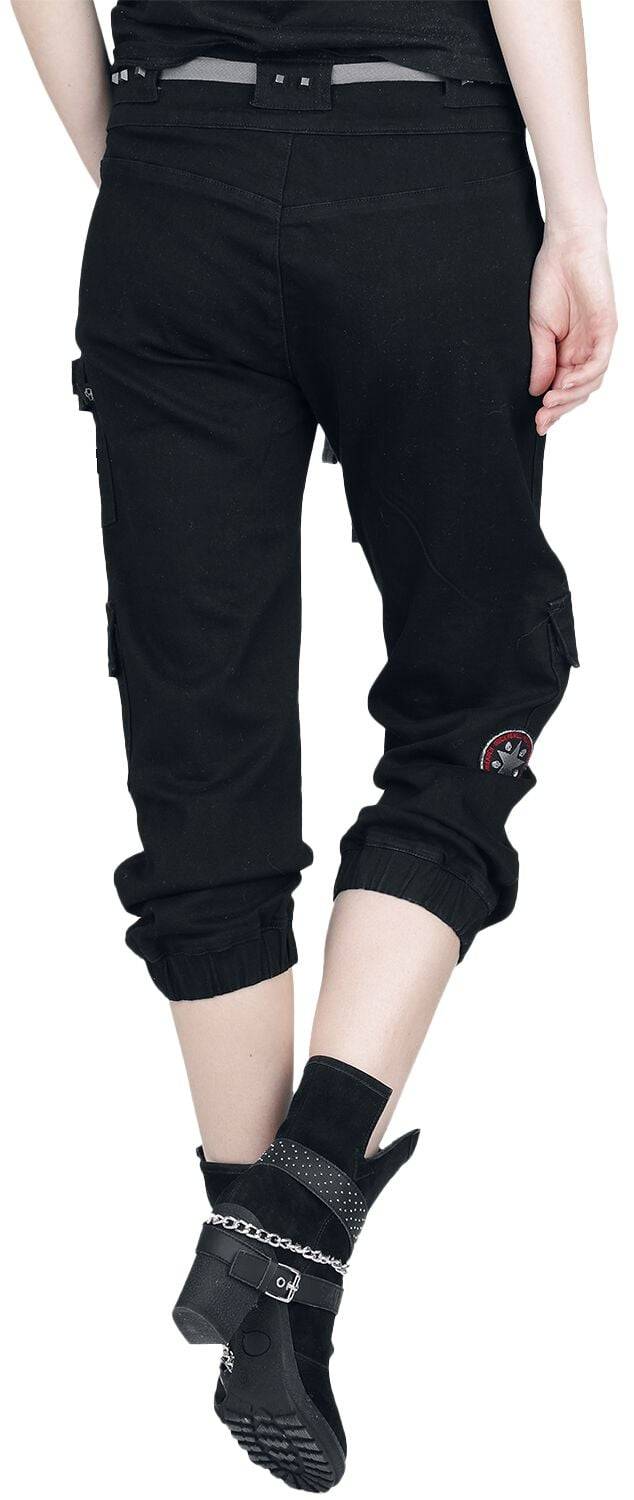EMP Stoffhose Schwarz Von Rock Rebel By EMP