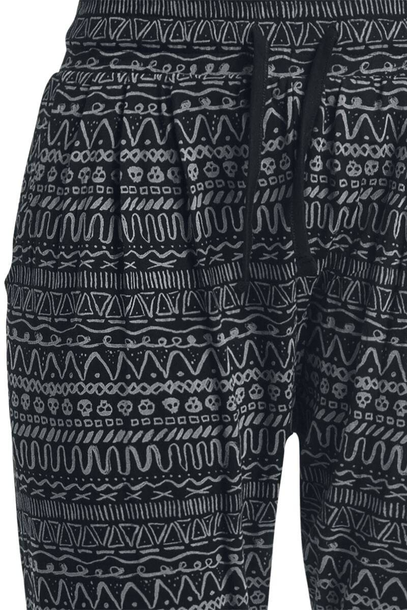 EMP Stoffhose Schwarz/weiß Von Full Volume By EMP