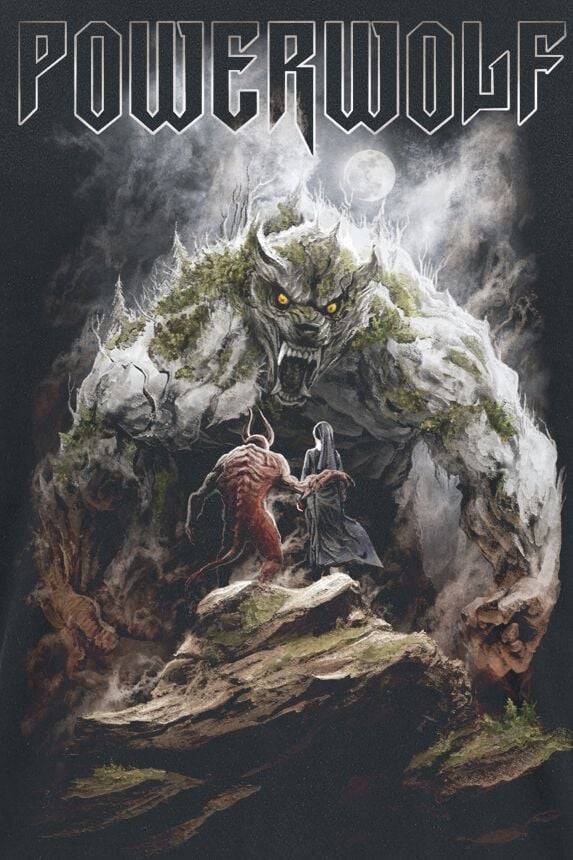 EMP "Stonewolf" T-Shirt Schwarz Von Powerwolf