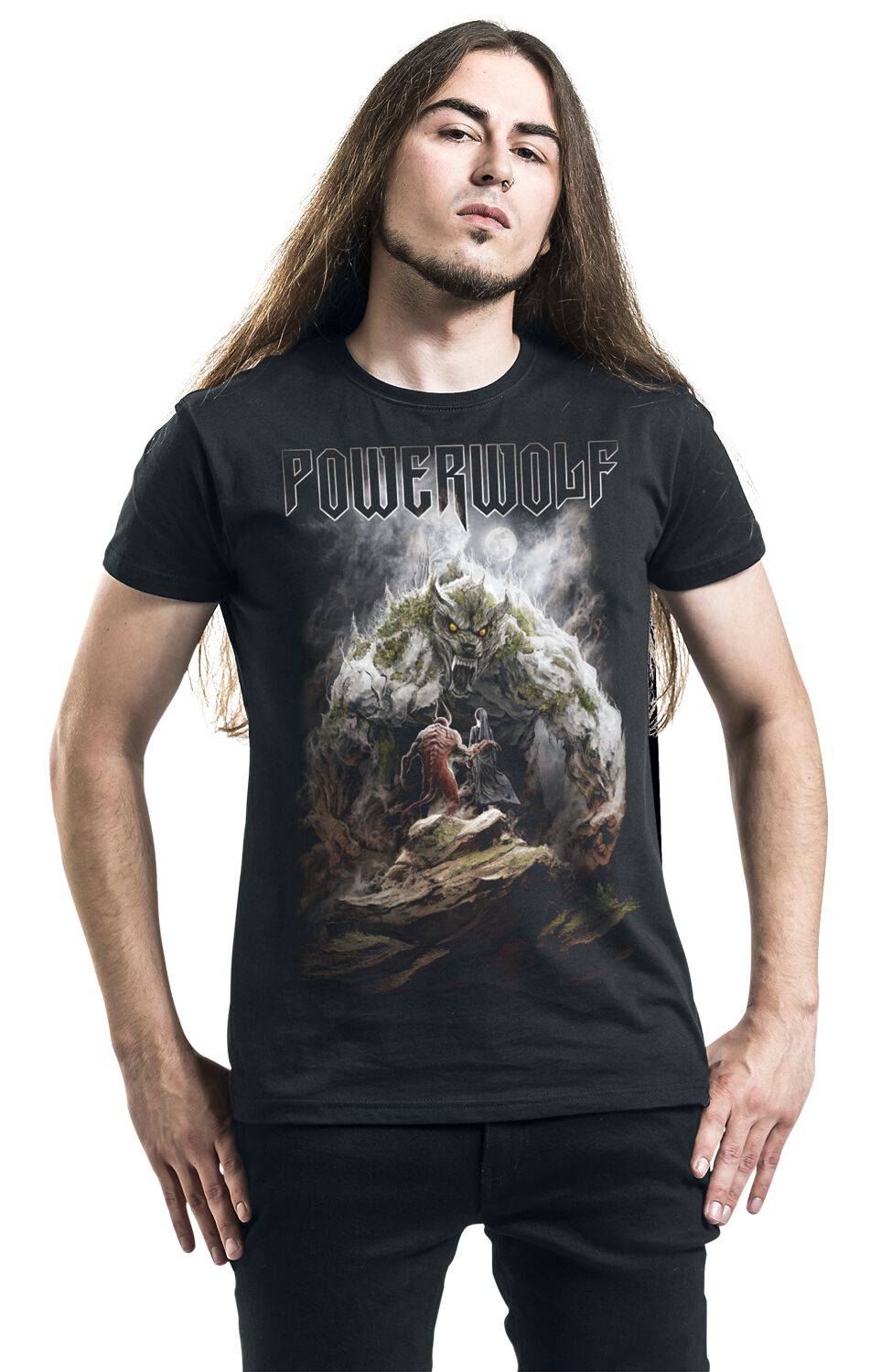 EMP "Stonewolf" T-Shirt Schwarz Von Powerwolf