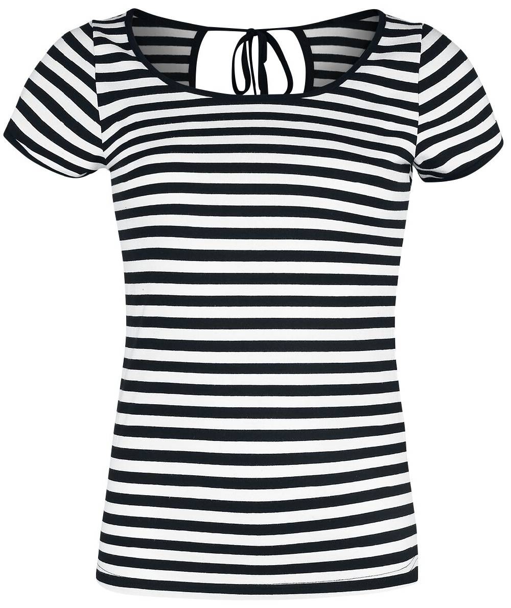 EMP "Stripes Tee" T-Shirt schwarz/weiß von Forplay