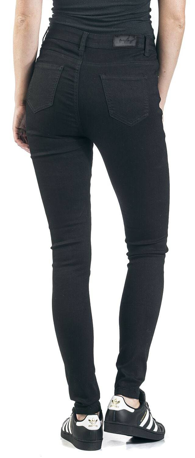EMP "Super Stretch Skinny" Jeans Schwarz Von Forplay