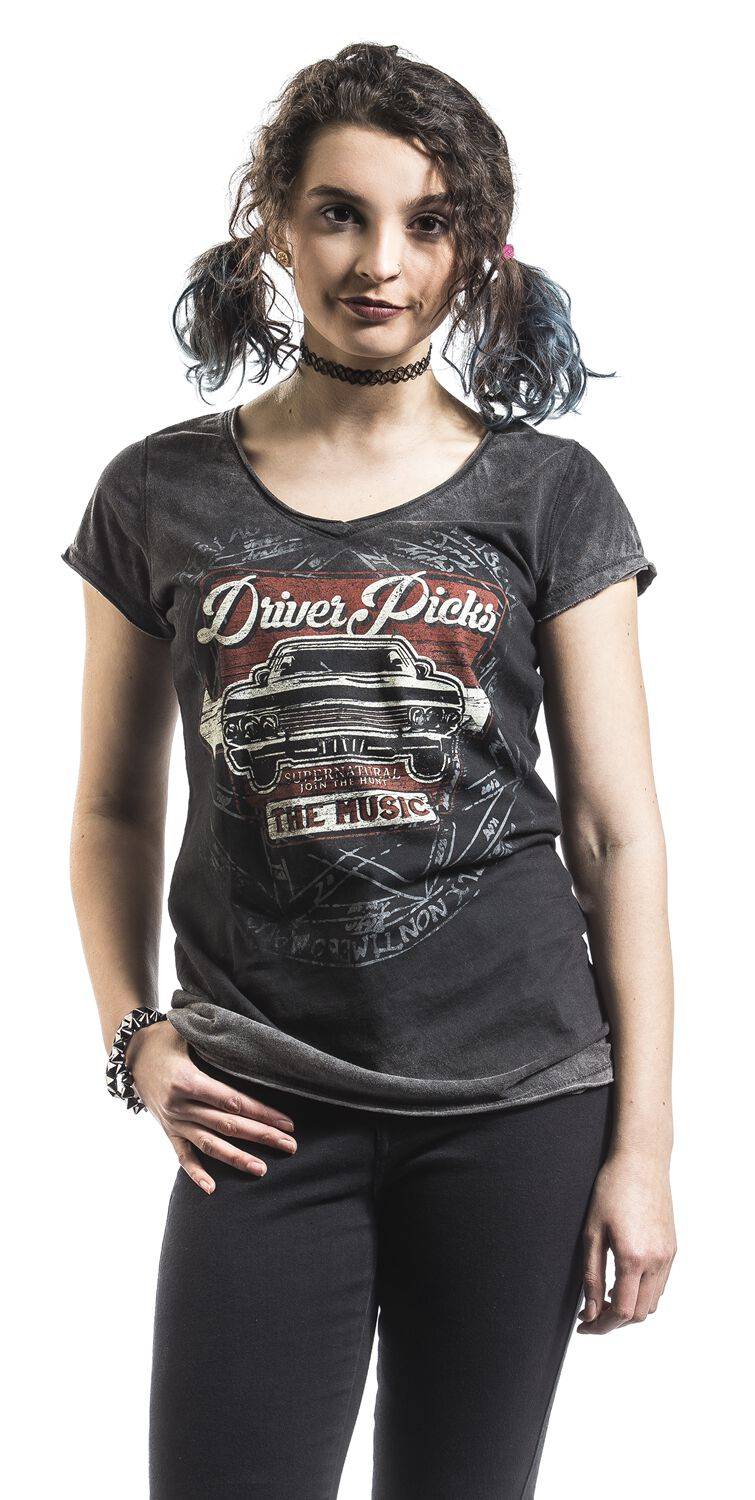 EMP "Supernatural" T-Shirt Grau Von Supernatural