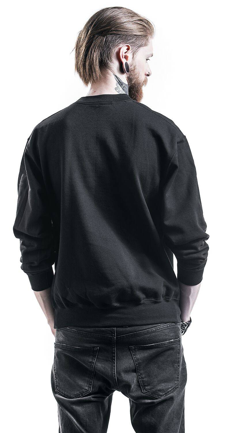EMP "Sweat" Sweatshirt Schwarz Von Fruit Of The Loom