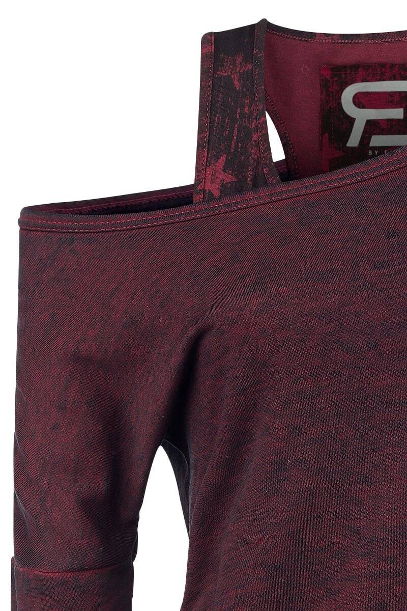 EMP Sweatshirt Bordeaux Von RED By EMP