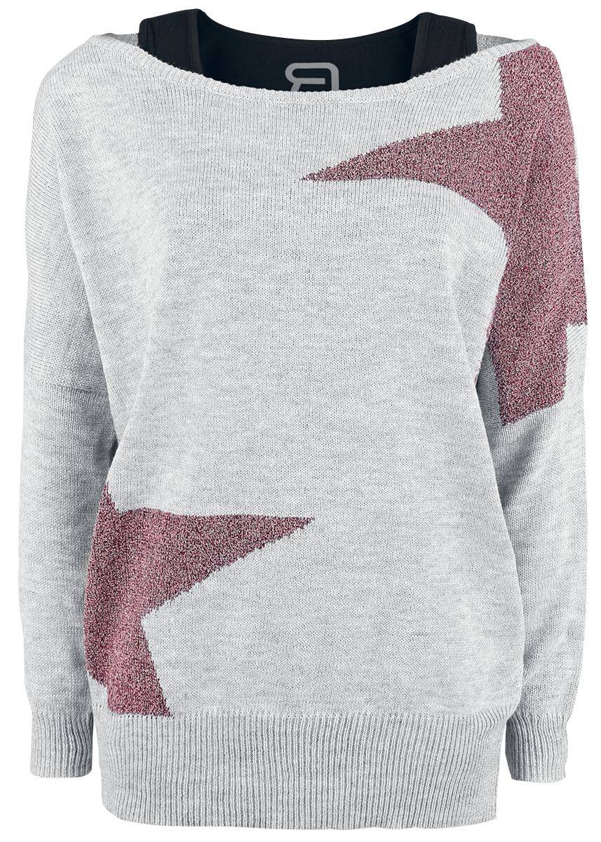 EMP Sweatshirt grau/schwarz von RED by EMP