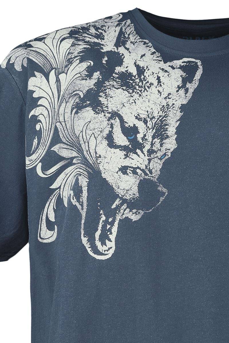 EMP T-Shirt Blau Von Black Premium By EMP