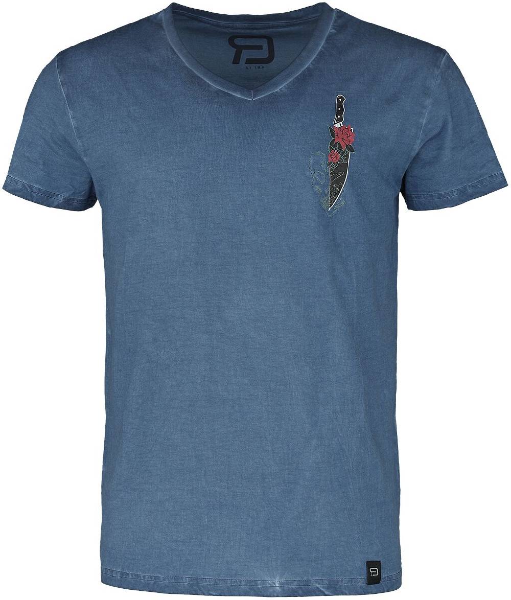 EMP T-Shirt blau von RED by EMP