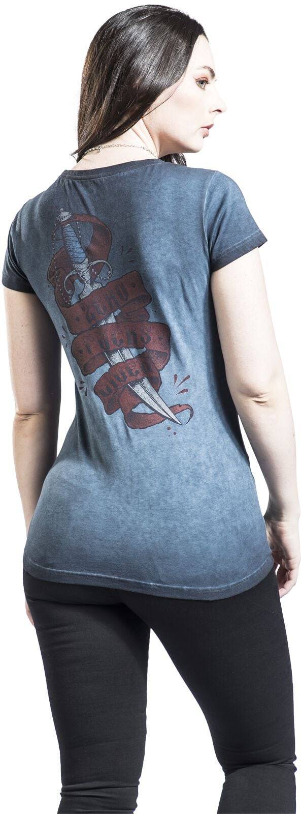 EMP T-Shirt Blau Von Rock Rebel By EMP