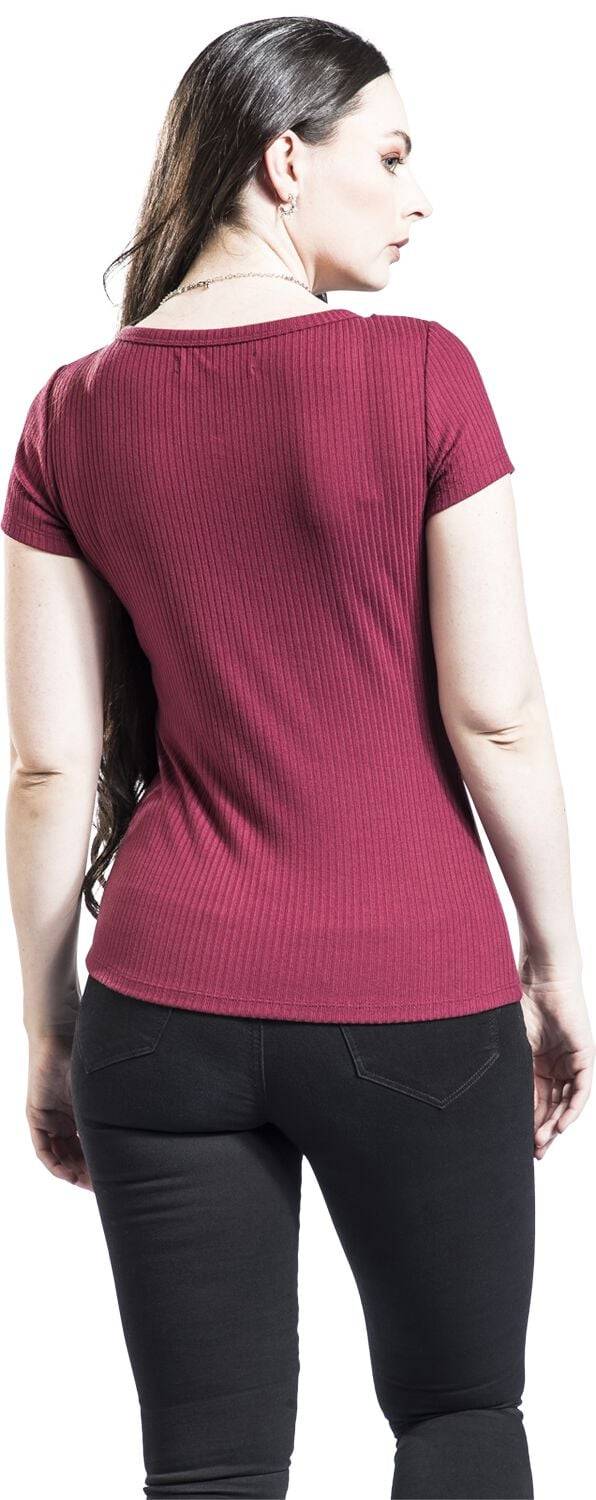 EMP T-Shirt Bordeaux Von Black Premium By EMP