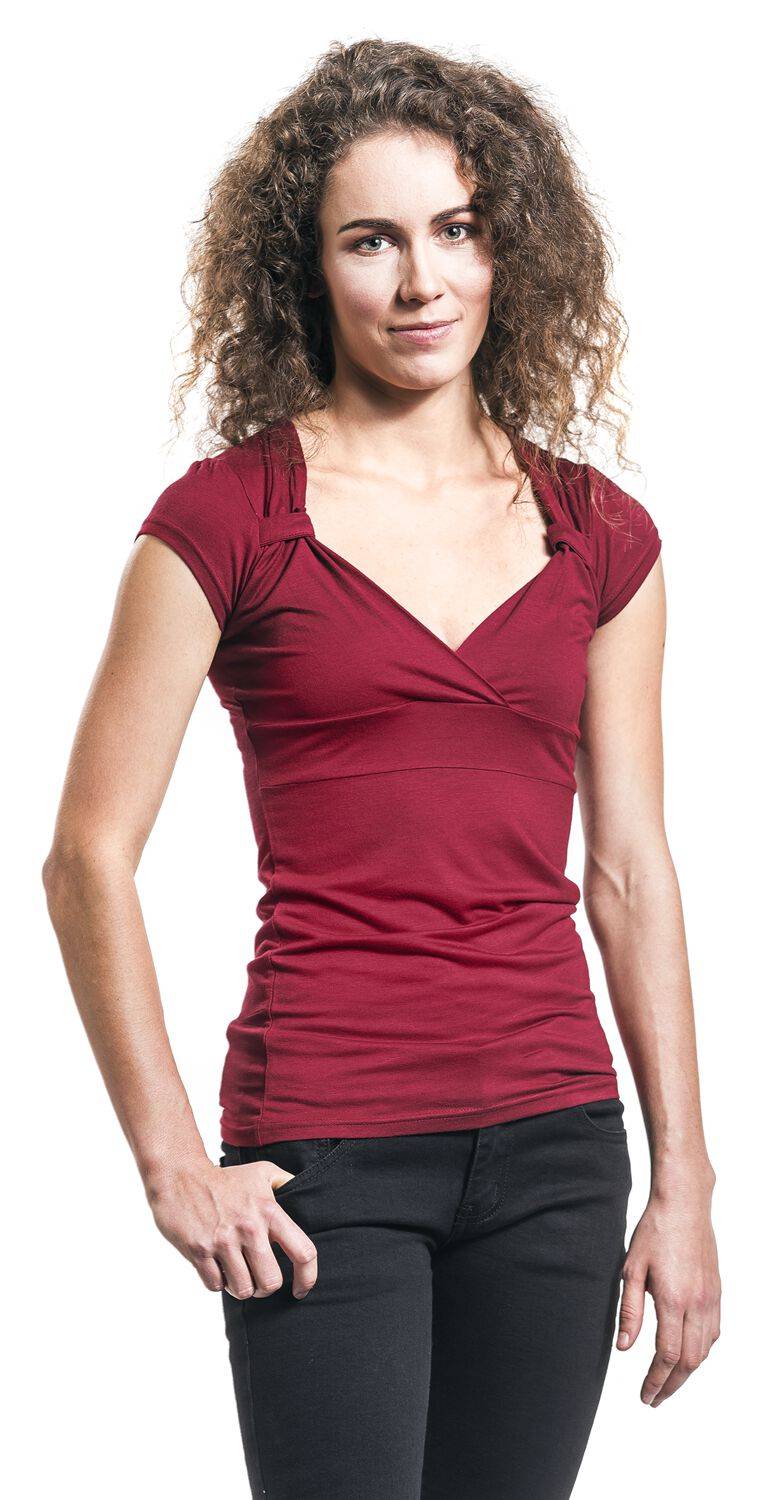 EMP T-Shirt Bordeaux Von Black Premium By EMP