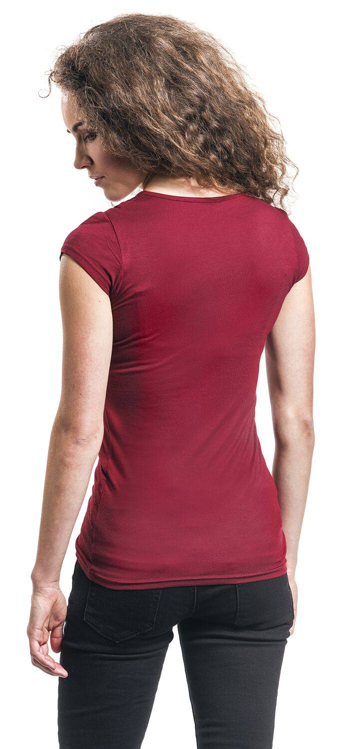 EMP T-Shirt Bordeaux Von Black Premium By EMP