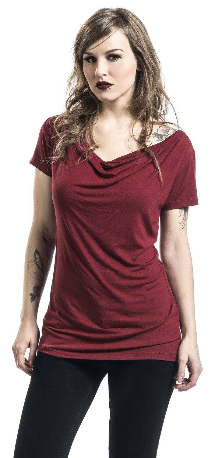 EMP T-Shirt Bordeaux Von Black Premium By EMP