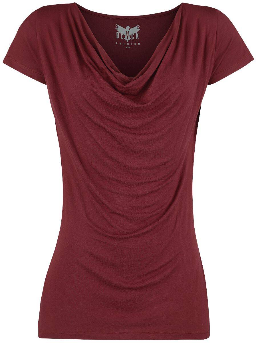 EMP T-Shirt bordeaux von Black Premium by EMP