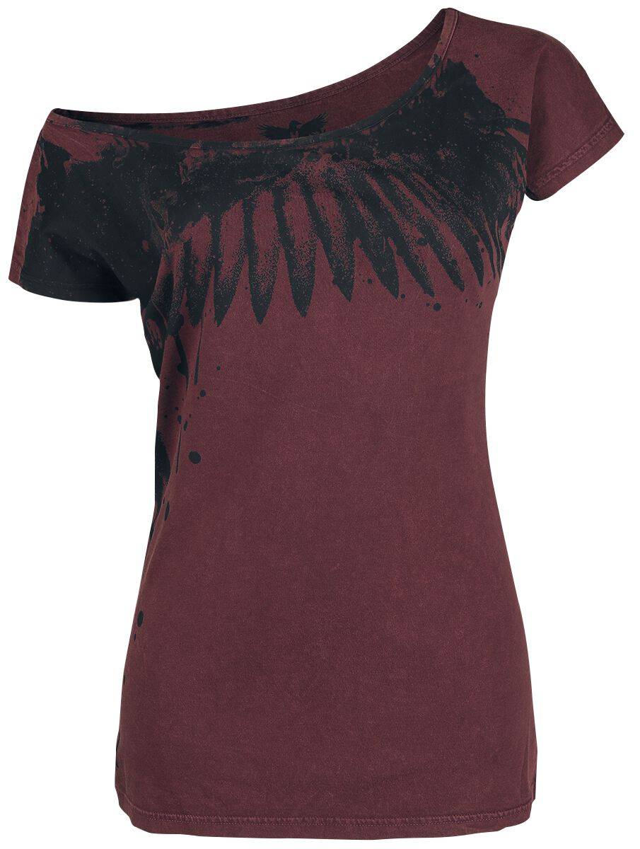 EMP T-Shirt bordeaux von Black Premium by EMP