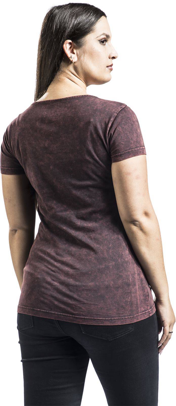 EMP T-Shirt Bordeaux Von Black Premium By EMP