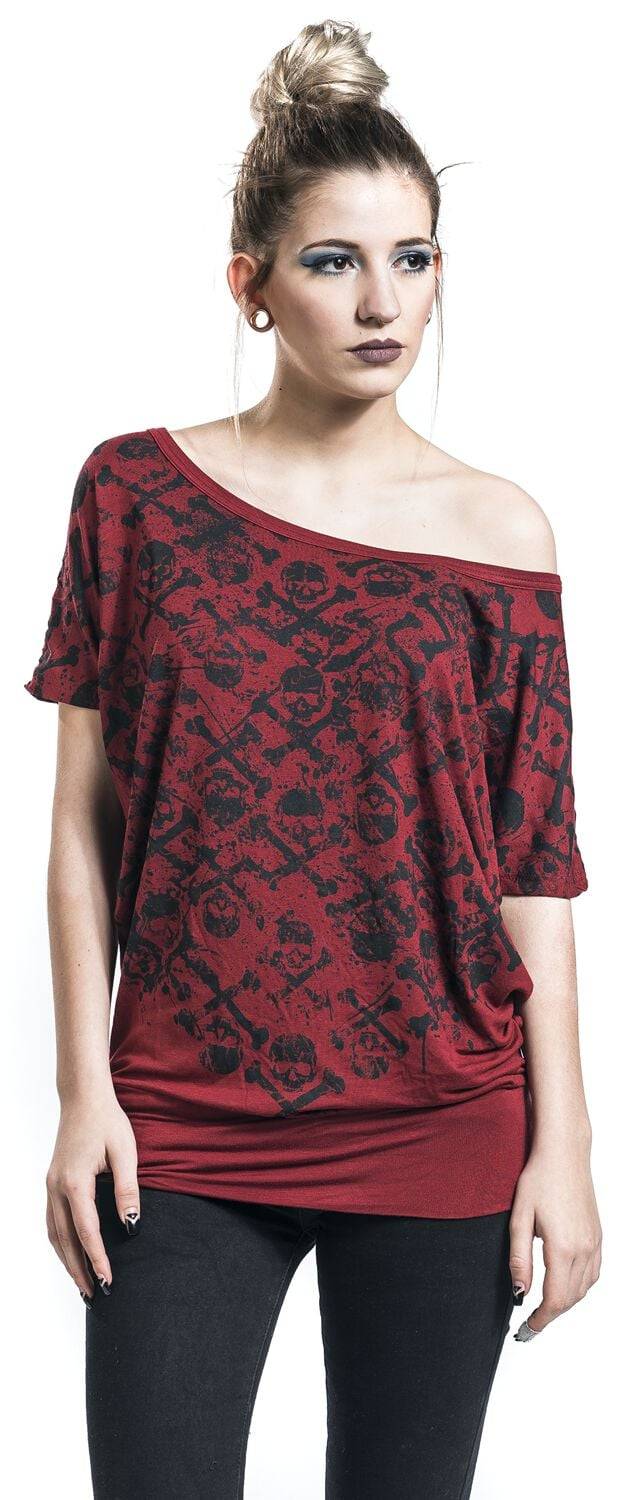 EMP T-Shirt Bordeaux Von Full Volume By EMP