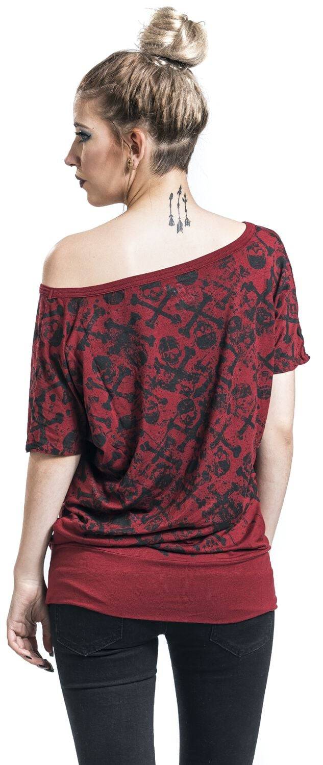 EMP T-Shirt Bordeaux Von Full Volume By EMP