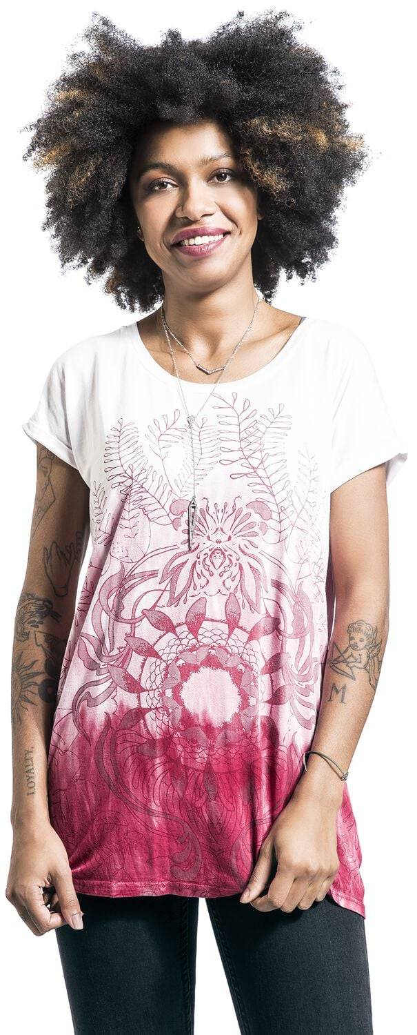 EMP T-Shirt Bordeaux Von RED By EMP