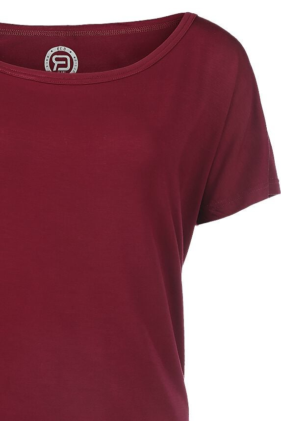 EMP T-Shirt Bordeaux Von RED By EMP