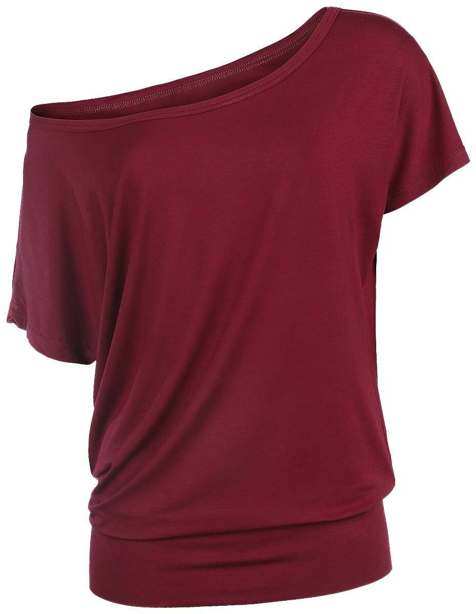 EMP T-Shirt bordeaux von RED by EMP