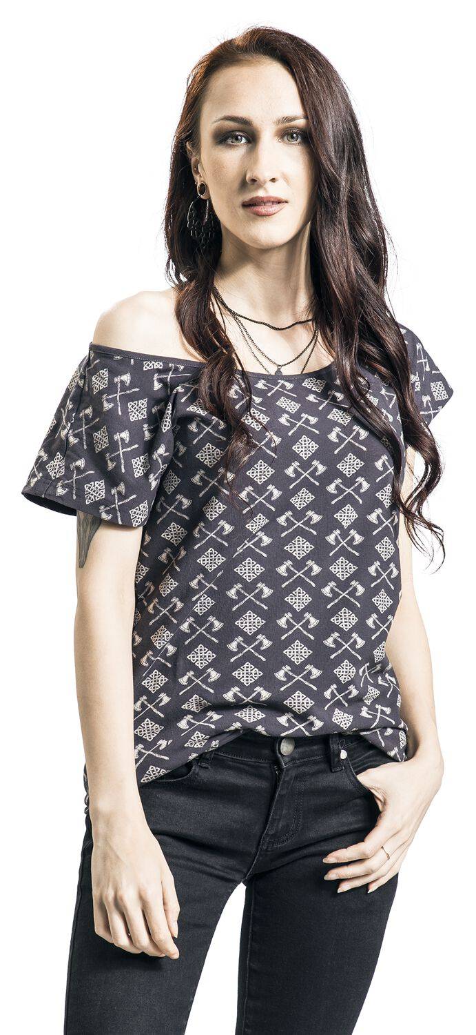 EMP T-Shirt Dunkelgrau Von Black Premium By EMP