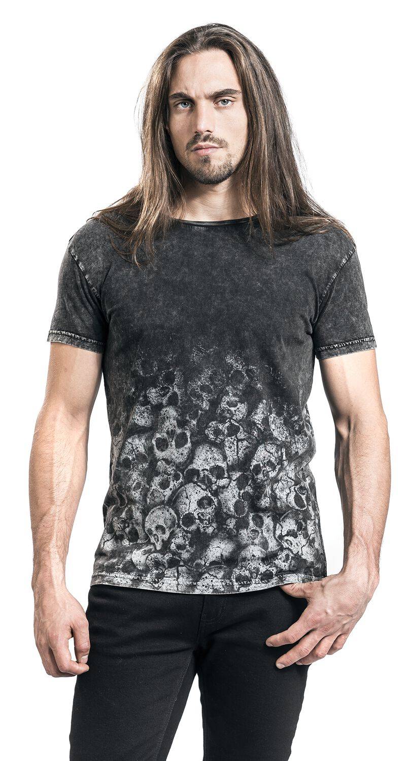 EMP T-Shirt Dunkelgrau Von Black Premium By EMP