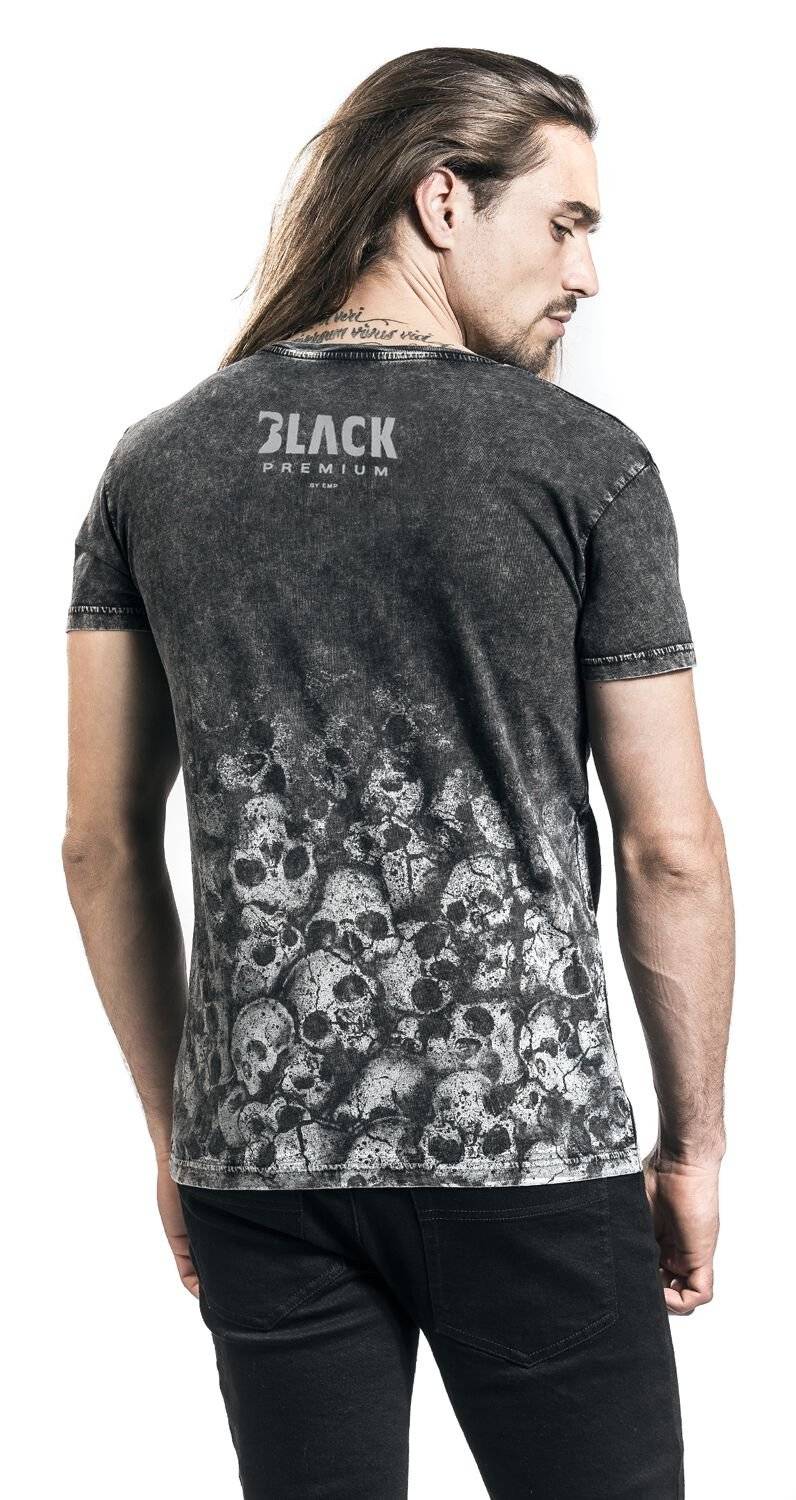 EMP T-Shirt Dunkelgrau Von Black Premium By EMP