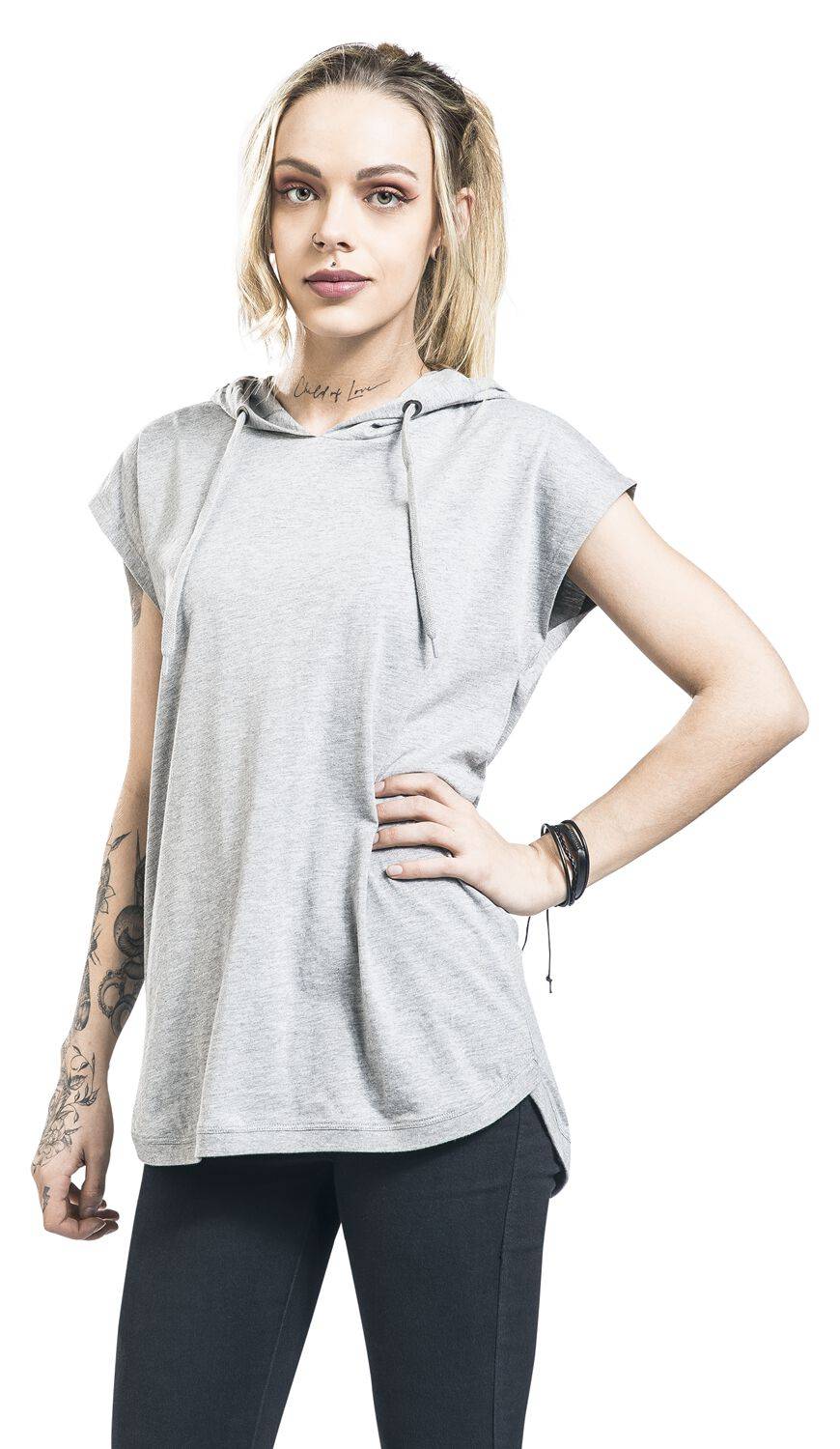 EMP T-Shirt Grau Meliert Von RED By EMP