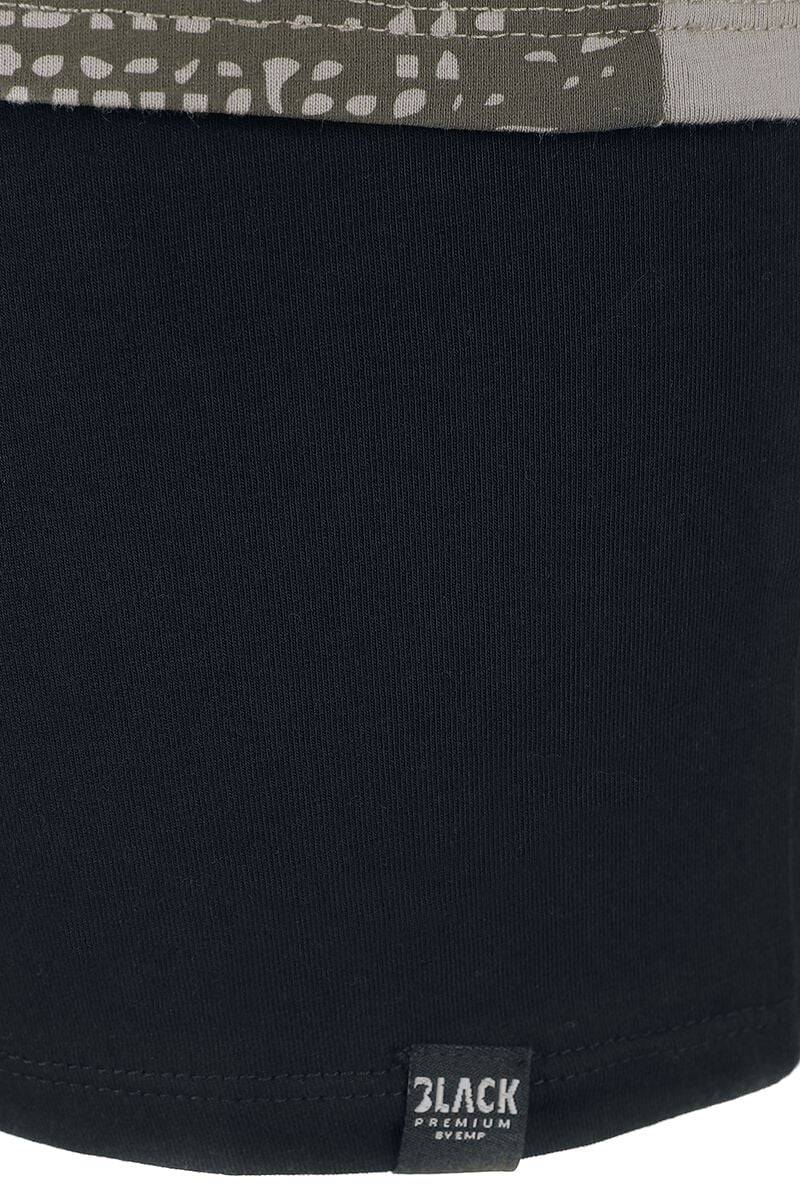 EMP T-Shirt Grau/schwarz Von Black Premium By EMP