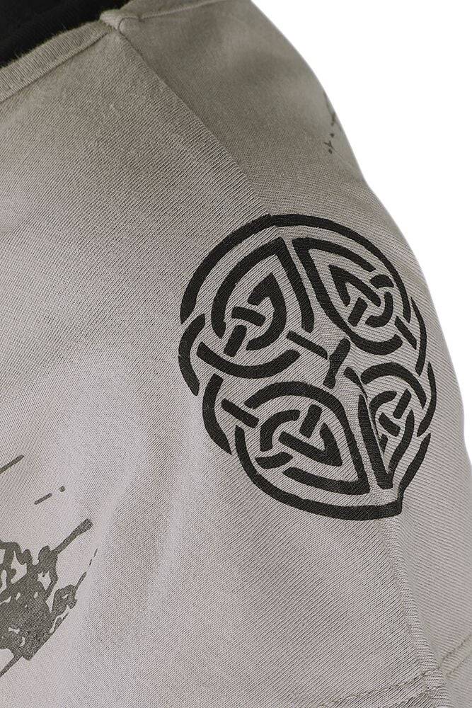 EMP T-Shirt Grau/schwarz Von Black Premium By EMP