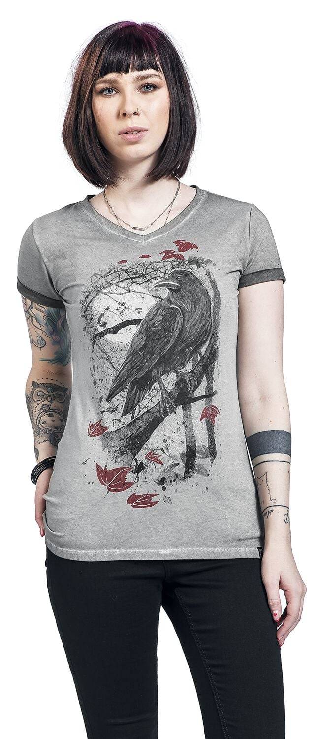 EMP T-Shirt Grau Von Black Premium By EMP