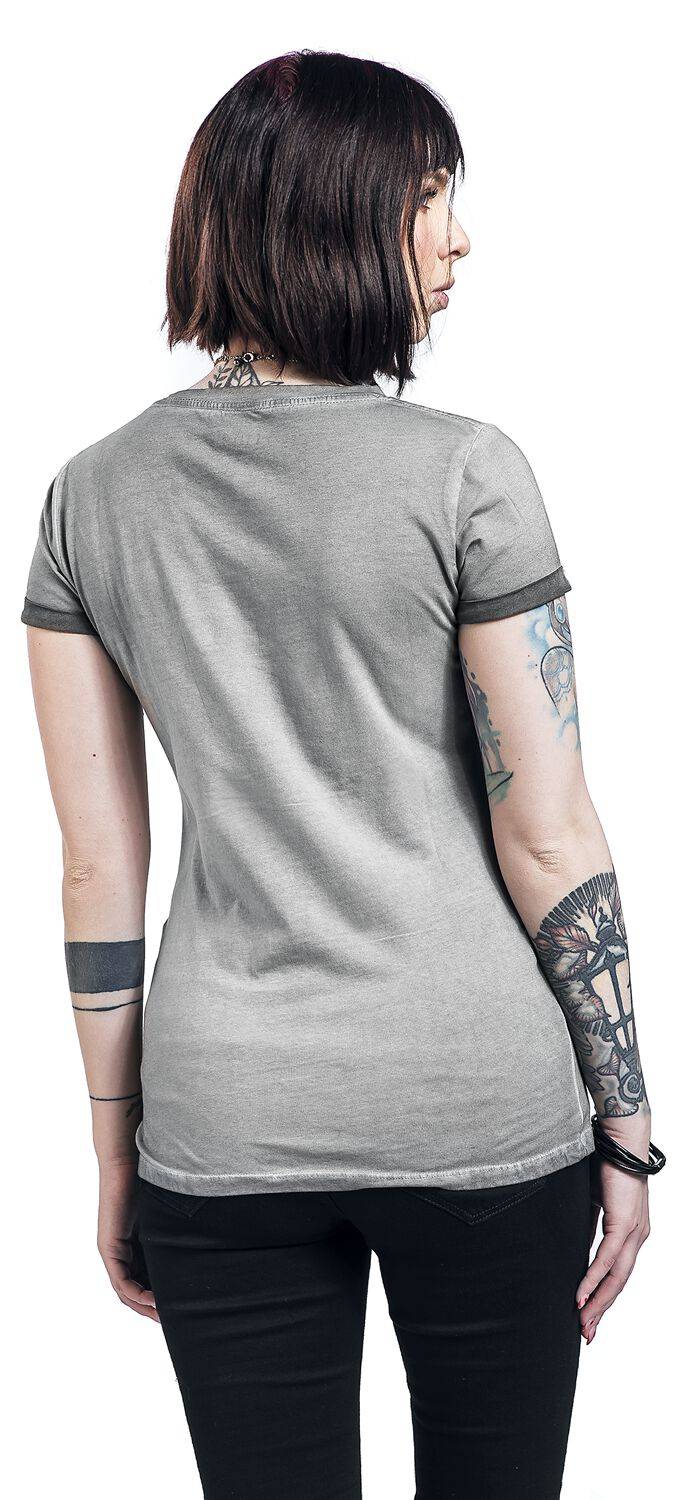 EMP T-Shirt Grau Von Black Premium By EMP