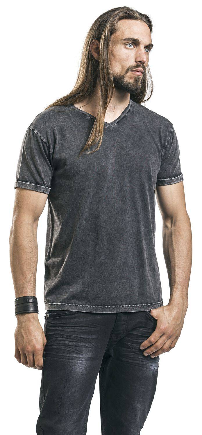 EMP T-Shirt Grau Von Black Premium By EMP