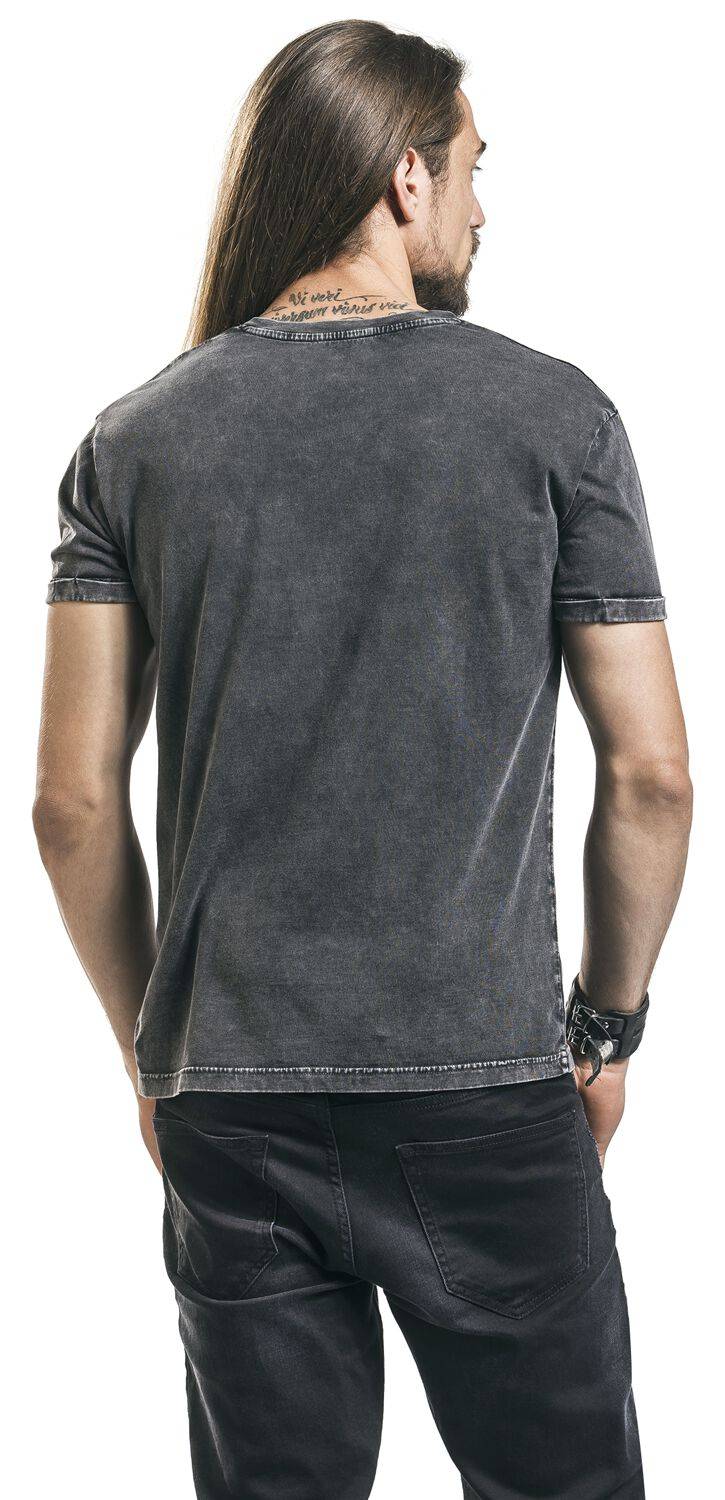 EMP T-Shirt Grau Von Black Premium By EMP