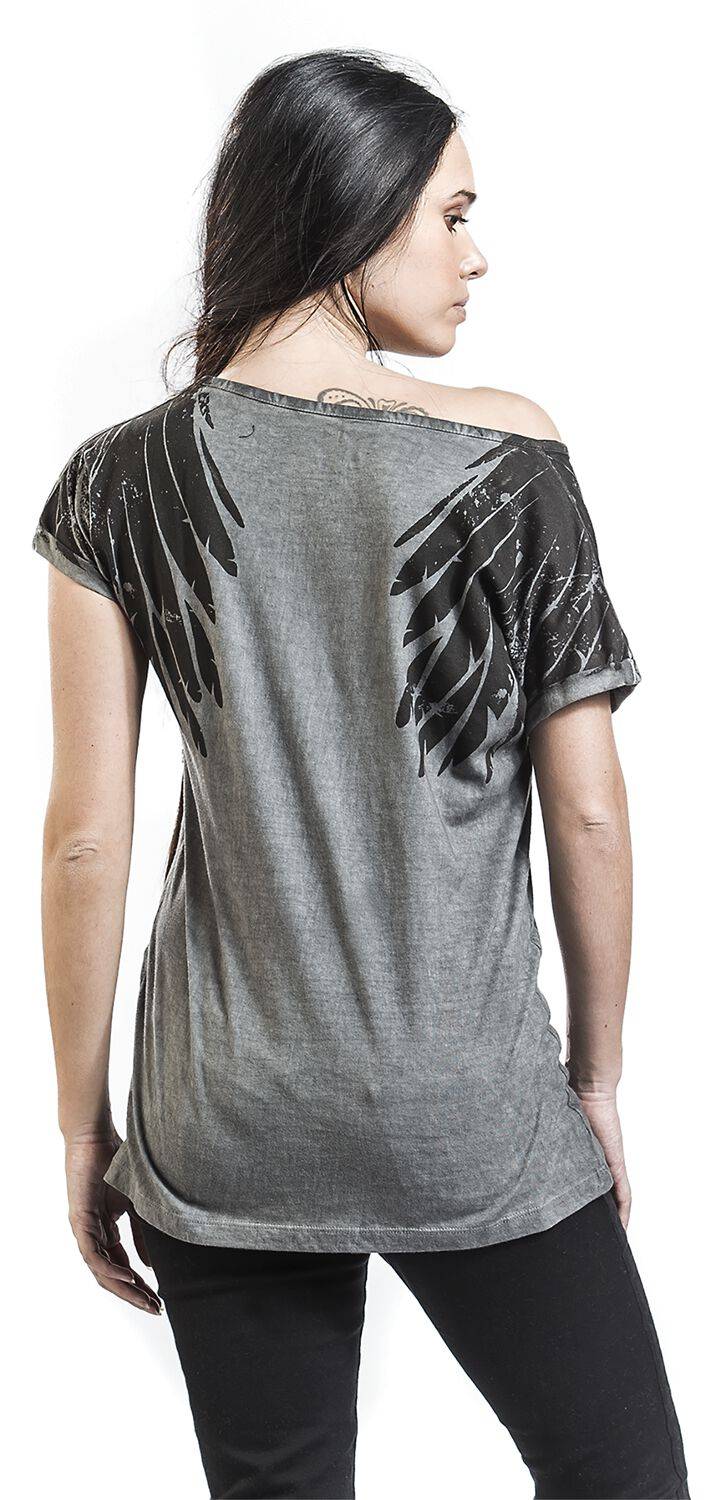 EMP T-Shirt Grau Von Black Premium By EMP