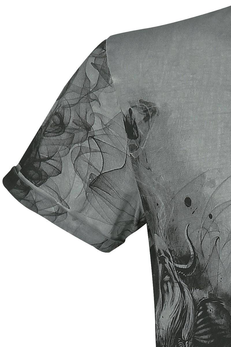 EMP T-Shirt Grau Von Black Premium By EMP