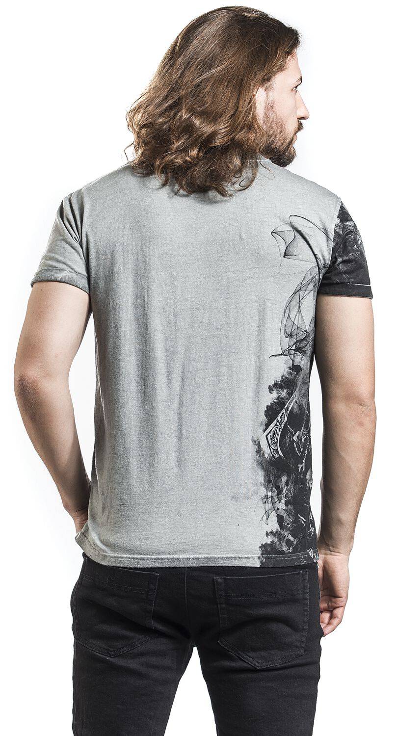 EMP T-Shirt Grau Von Black Premium By EMP